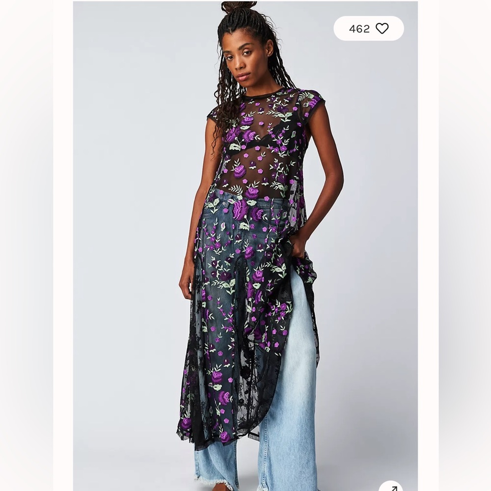 Free people Sky Bright Midi Dress